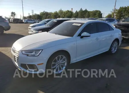 Audi A4 2019 2019 vin WAUENAF44KA107506 from auto auction Copart