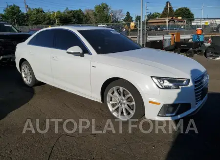 AUDI A4 PREMIUM 2019 vin WAUENAF44KA107506 from auto auction Copart