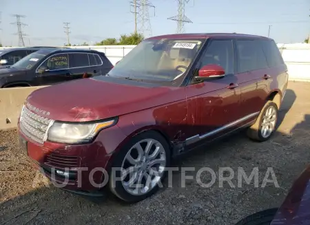 LAND ROVER RANGE ROVE 2017 vin SALGS2FE4HA320959 from auto auction Copart