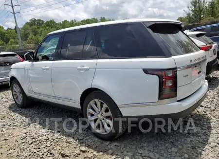 LAND ROVER RANGE ROVE 2015 vin SALGS2VF2FA230989 from auto auction Copart