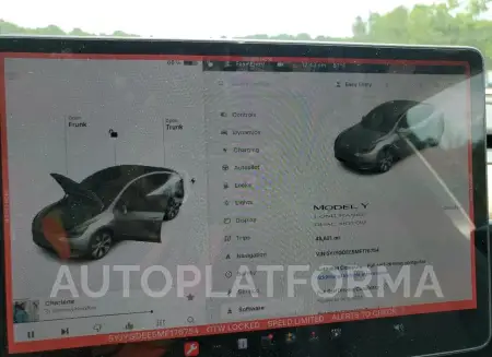 TESLA MODEL Y 2021 vin 5YJYGDEE5MF176754 from auto auction Copart