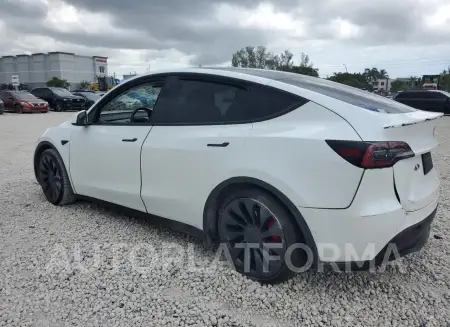 TESLA MODEL Y 2022 vin 7SAYGDEF5NF507233 from auto auction Copart