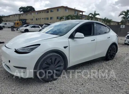 Tesla Model Y 2022 2022 vin 7SAYGDEF5NF507233 from auto auction Copart