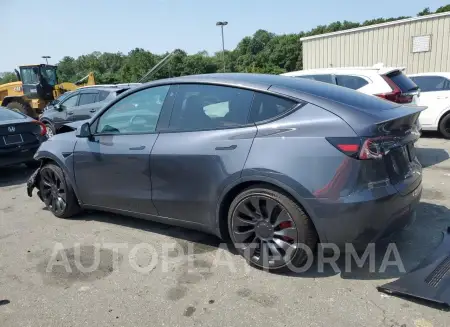 TESLA MODEL Y 2022 vin 7SAYGDEFXNF372010 from auto auction Copart