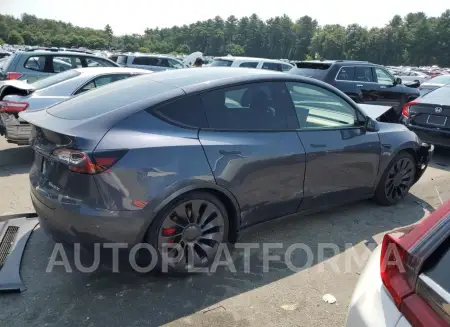 TESLA MODEL Y 2022 vin 7SAYGDEFXNF372010 from auto auction Copart