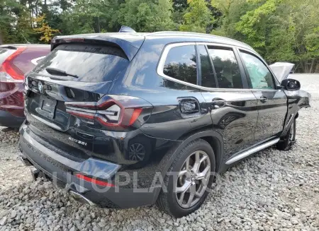 BMW X3 XDRIVE3 2022 vin 5UX53DP0XN9J50922 from auto auction Copart