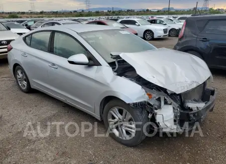 HYUNDAI elantra se 2019 vin KMHD84LF1KU752847 from auto auction Copart