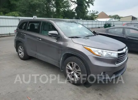 TOYOTA HIGHLANDER 2016 vin 5TDBKRFH4GS332602 from auto auction Copart