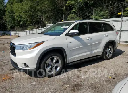 Toyota Highlander 2015 2015 vin 5TDDCRFH0FS009636 from auto auction Copart