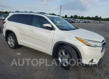 TOYOTA HIGHLANDER 2015 vin 5TDDCRFH5FS012435 from auto auction Copart