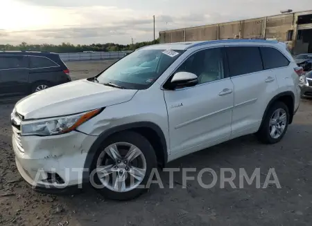 TOYOTA HIGHLANDER 2015 vin 5TDDCRFH5FS012435 from auto auction Copart