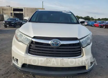 TOYOTA HIGHLANDER 2015 vin 5TDDCRFH5FS012435 from auto auction Copart