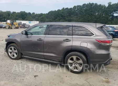 TOYOTA HIGHLANDER 2016 vin 5TDDKRFH0GS279681 from auto auction Copart