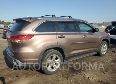 TOYOTA HIGHLANDER 2017 vin 5TDDZRFH1HS393122 from auto auction Copart