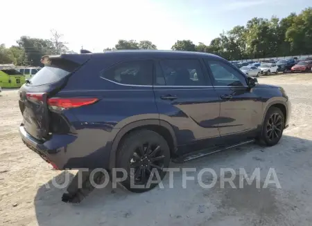 TOYOTA HIGHLANDER 2022 vin 5TDGZRAHXNS098875 from auto auction Copart