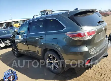 TOYOTA HIGHLANDER 2016 vin 5TDJKRFH3GS316449 from auto auction Copart