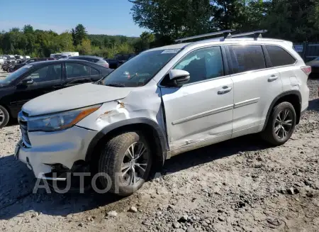 Toyota Highlander 2016 2016 vin 5TDJKRFH7GS269359 from auto auction Copart