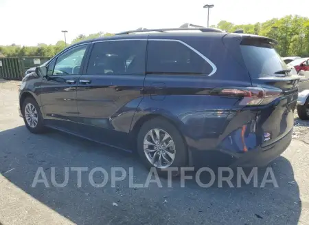 TOYOTA SIENNA XLE 2024 vin 5TDJSKFC1RS111615 from auto auction Copart