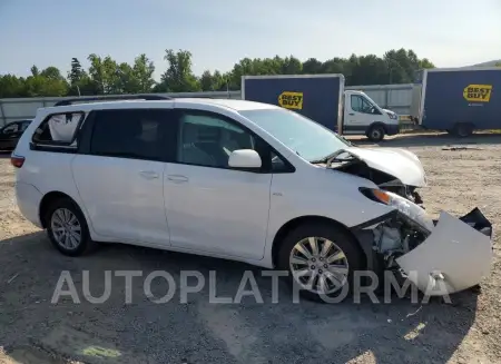 TOYOTA SIENNA LE 2017 vin 5TDJZ3DC7HS187679 from auto auction Copart