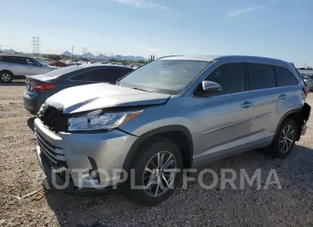 TOYOTA HIGHLANDER 2018 vin 5TDJZRFH0JS848048 from auto auction Copart