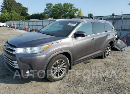 Toyota Highlander 2019 2019 vin 5TDJZRFH0KS718532 from auto auction Copart