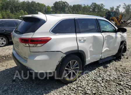 TOYOTA HIGHLANDER 2019 vin 5TDJZRFH3KS724616 from auto auction Copart