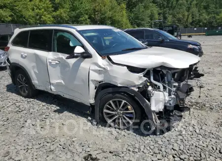 TOYOTA HIGHLANDER 2019 vin 5TDJZRFH3KS724616 from auto auction Copart