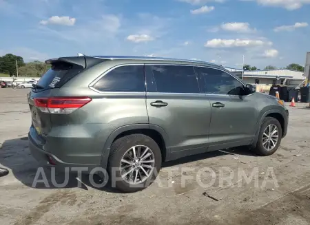 TOYOTA HIGHLANDER 2019 vin 5TDJZRFH5KS714654 from auto auction Copart