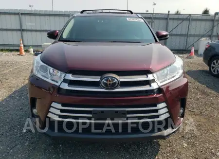 TOYOTA HIGHLANDER 2019 vin 5TDJZRFH6KS941707 from auto auction Copart