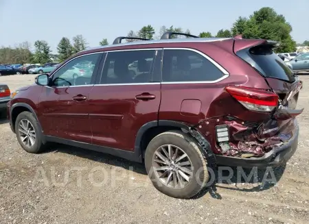 TOYOTA HIGHLANDER 2019 vin 5TDJZRFH6KS941707 from auto auction Copart