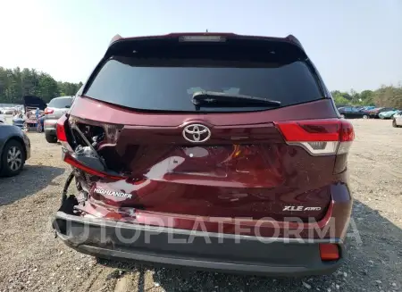 TOYOTA HIGHLANDER 2019 vin 5TDJZRFH6KS941707 from auto auction Copart