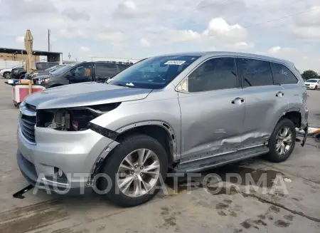 Toyota Highlander 2015 2015 vin 5TDKKRFH3FS110504 from auto auction Copart