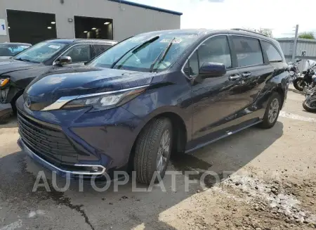 Toyota Sienna XLE 2024 2024 vin 5TDYRKEC0RS189489 from auto auction Copart