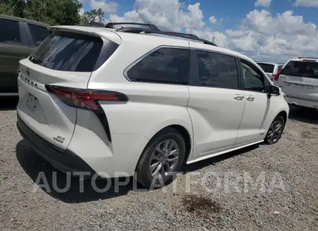 TOYOTA SIENNA XLE 2021 vin 5TDYRKEC2MS031311 from auto auction Copart