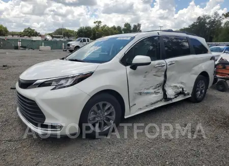 Toyota Sienna XLE 2021 2021 vin 5TDYRKEC2MS031311 from auto auction Copart