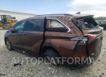 TOYOTA SIENNA XLE 2022 vin 5TDYSKFC4NS043805 from auto auction Copart