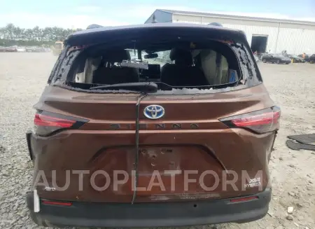 TOYOTA SIENNA XLE 2022 vin 5TDYSKFC4NS043805 from auto auction Copart