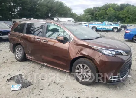 TOYOTA SIENNA XLE 2022 vin 5TDYSKFC4NS043805 from auto auction Copart