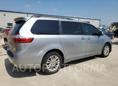 TOYOTA SIENNA XLE 2017 vin 5TDYZ3DC3HS786495 from auto auction Copart