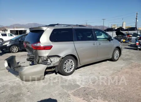 TOYOTA SIENNA XLE 2017 vin 5TDYZ3DC8HS857383 from auto auction Copart