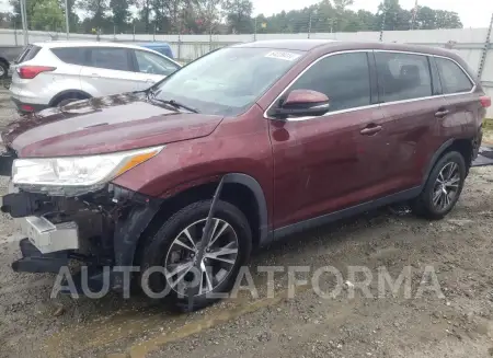 Toyota Highlander 2019 2019 vin 5TDZARFH5KS042489 from auto auction Copart