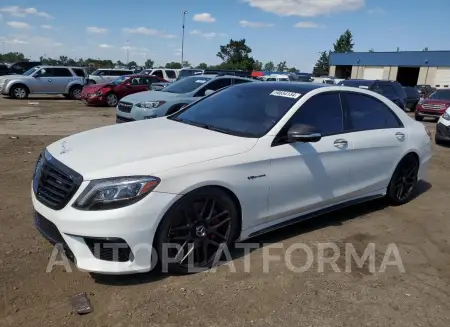 Mercedes-Benz S63 AMG 2015 2015 vin WDDUG7JBXFA201595 from auto auction Copart