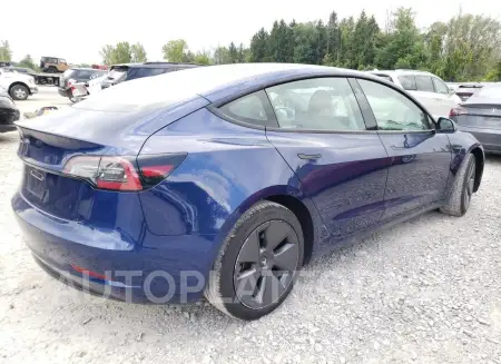 TESLA MODEL 3 2022 vin 5YJ3E1EA3NF370387 from auto auction Copart