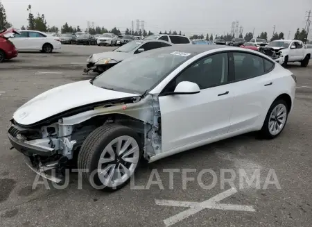 TESLA MODEL 3 2022 vin 5YJ3E1EB0NF211786 from auto auction Copart