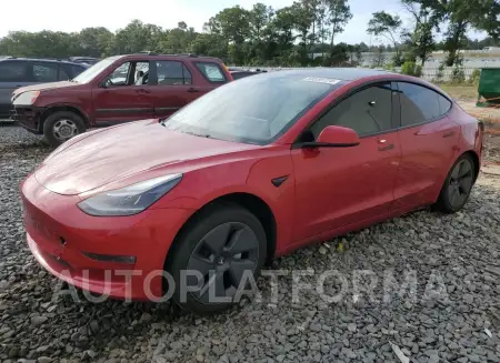 TESLA MODEL 3 2022 vin 5YJ3E1EB0NF234923 from auto auction Copart