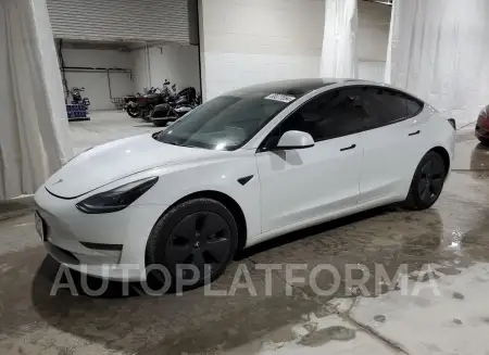 TESLA MODEL 3 2021 vin 5YJ3E1EB2MF020014 from auto auction Copart