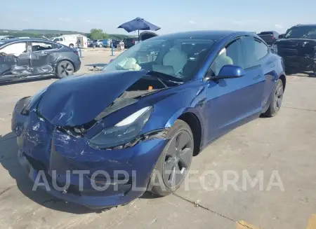 Tesla Model 3 2022 2022 vin 5YJ3E1EB8NF250738 from auto auction Copart