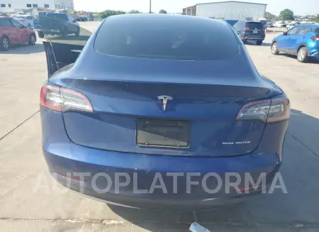 TESLA MODEL 3 2022 vin 5YJ3E1EB8NF250738 from auto auction Copart