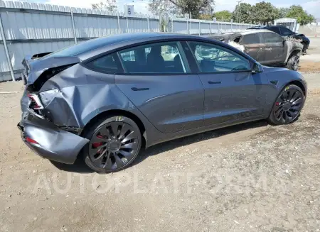 TESLA MODEL 3 2023 vin 5YJ3E1EC6PF715187 from auto auction Copart