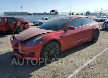 Tesla Model 3 2021 2021 vin 5YJ3E1EC8MF926306 from auto auction Copart